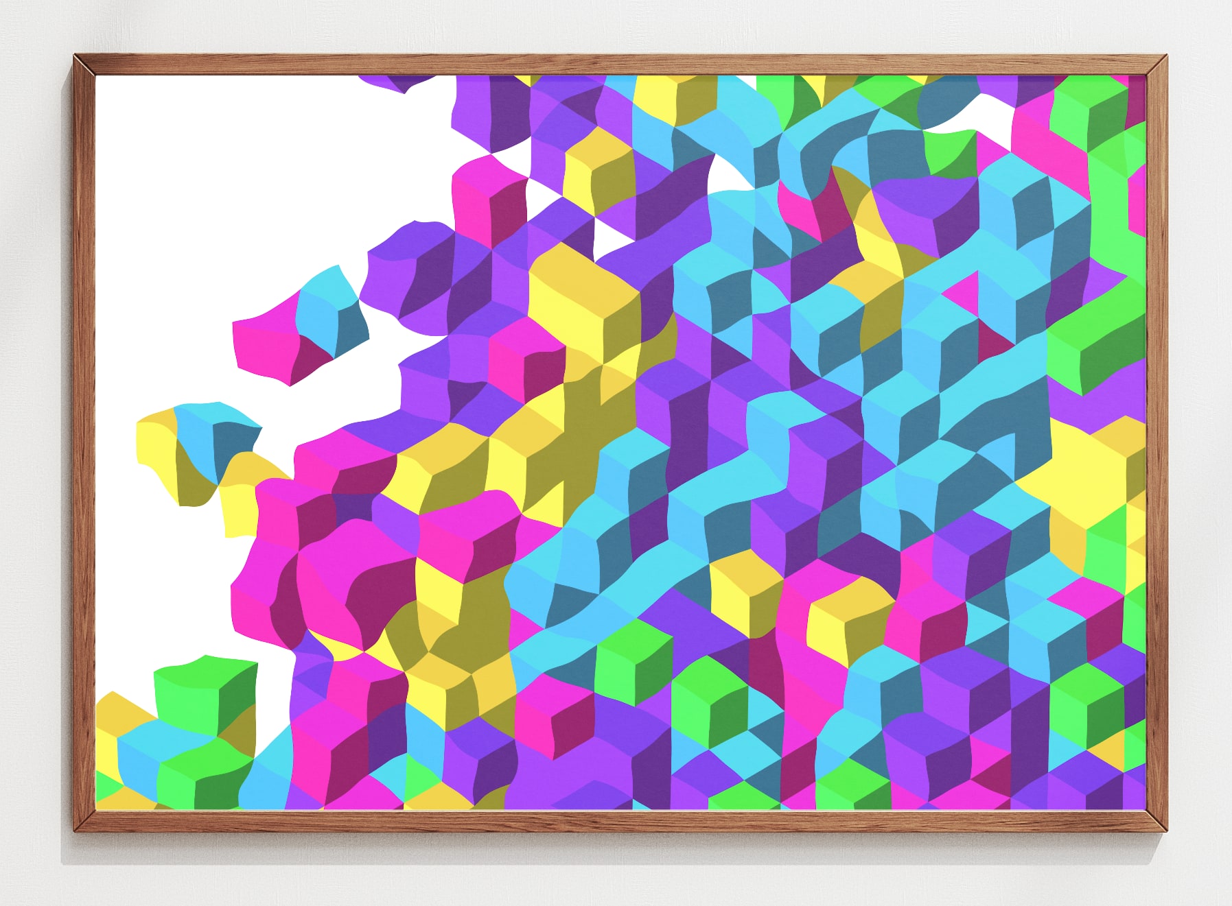 Solid Squishy Framed Mockup